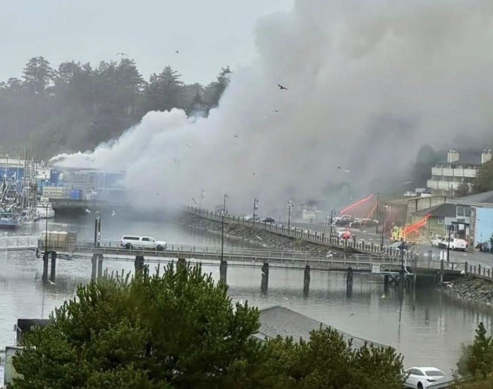 Pacific Seafood fire prompts evacuations along Newport’s Historic Bayfront
